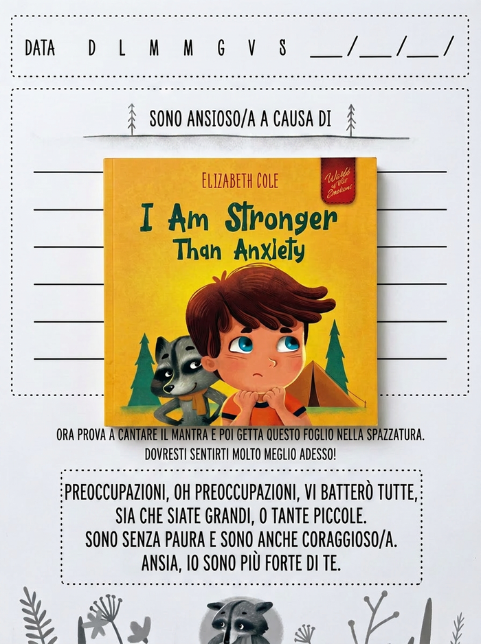 I Am Stronger Than Anxiety (Italian)
