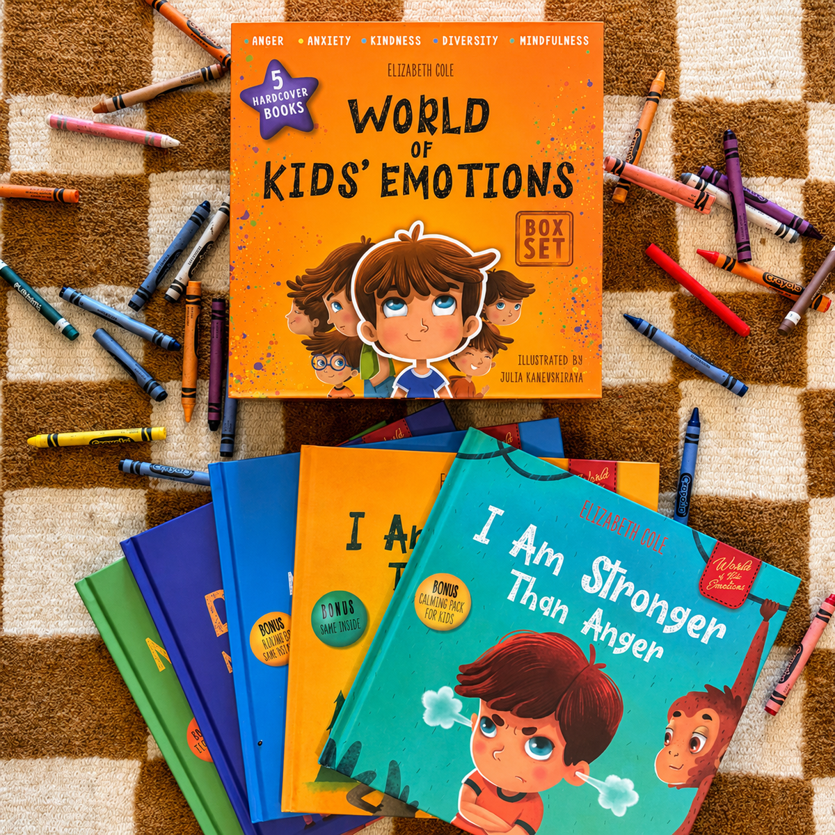World of Kids Emotions 5-Book Hardcover Box Set