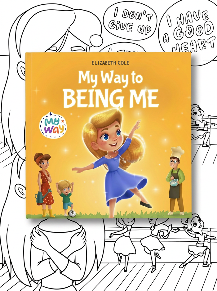 My Way to Being Me — coloring page