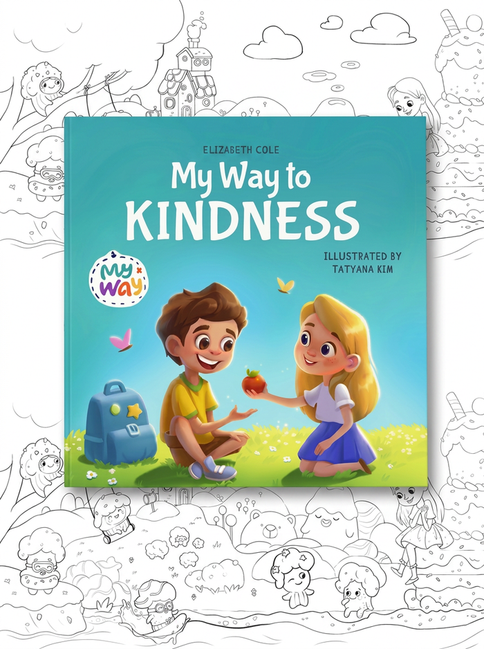 My Way to Kindness — coloring page