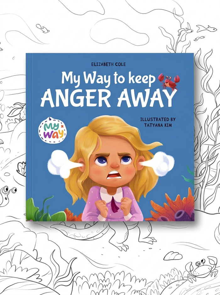 My Way to Keep Anger Away - coloring page