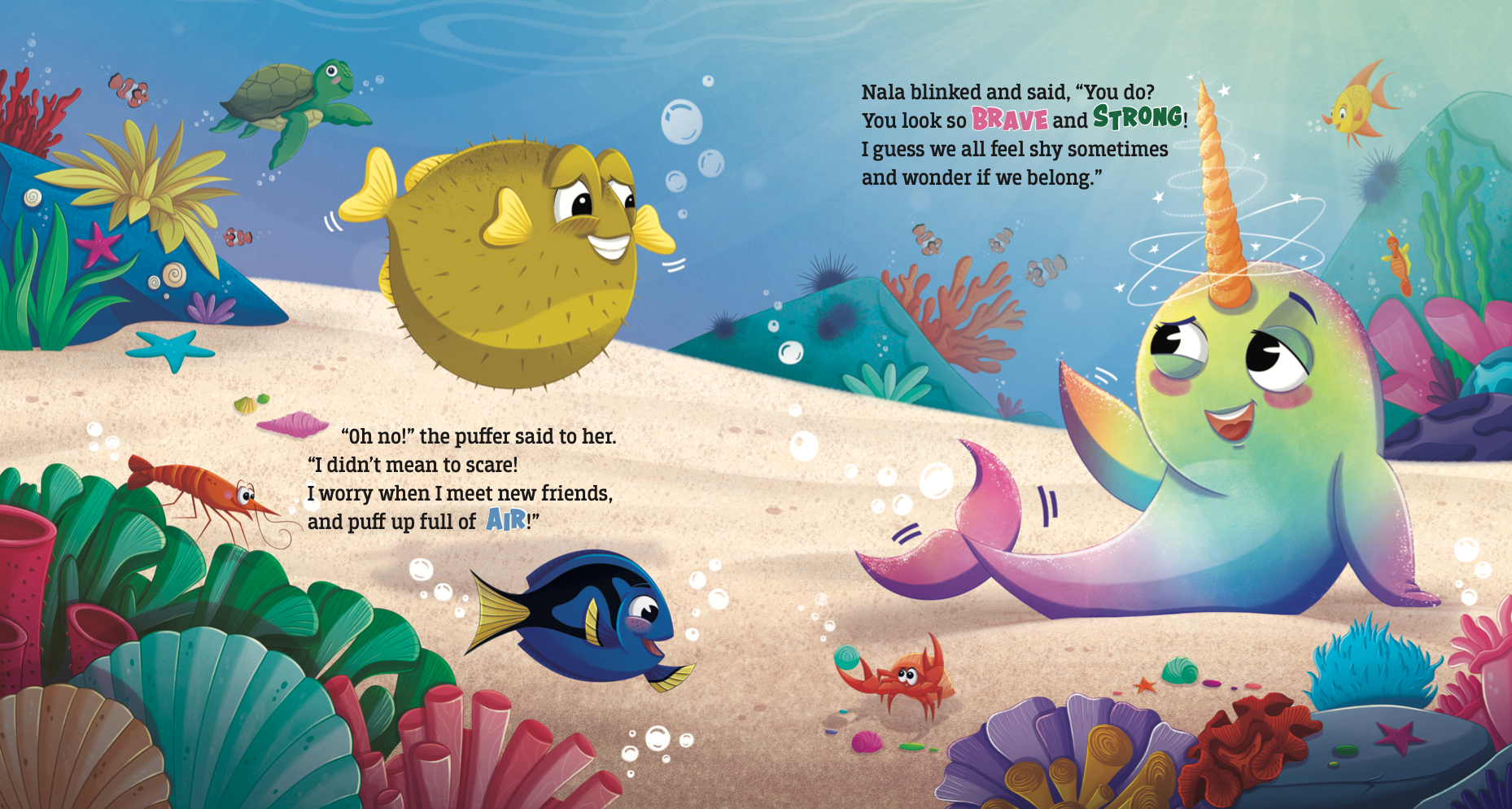 Nala the Narwhal Learns to Make Friends